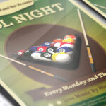 Pool Night - Premium Flyer Template + Facebook Cover - Image 3