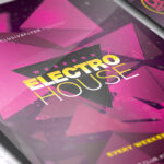 Electro House - Premium Flyer Template + Facebook Cover - Image 3