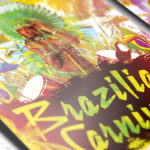 Brazilian Carnival Party - Premium PSD Flyer Template - Image 3