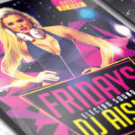 Fridays Electro Sound Party - Premium PSD Flyer Template - Image 3