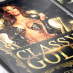 Classy Gold Party - Premium PSD Flyer Template - Image 3