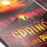 Spring Night Party - Premium PSD Flyer Template - Image 3