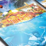 Aquarius Party Night - Premium Flyer Template + Facebook Cover - Image 3