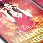 Valentines Exclusive Party Night - Free Club and Party Flyer PSD Template - Image 3