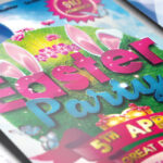 Easter Party - Premium Flyer Template + Facebook Cover - Image 3