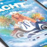 Yacht Party - Premium Flyer Template + Facebook Cover - Image 3