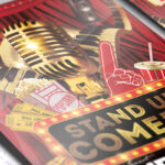 Stand Up Comedy Vol.2 - Premium Flyer Template + Facebook Cover - Image 3