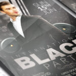 International Black Party - Premium Flyer Template + Facebook Cover - Image 3