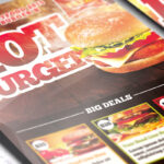Hot Burger - Premium Flyer Template + Facebook Cover - Image 3
