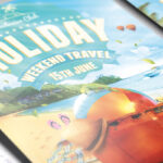 Summer Holiday Travel - Premium Flyer Template + Facebook Cover - Image 3