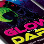 Glow in the Dark - Premium Flyer Template + Facebook Cover - Image 3