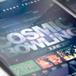 Cosmic Bowling - Premium Flyer Template + Facebook Cover - Image 3