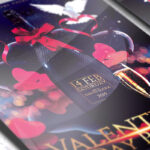 Valentines Day Party – Premium Flyer Template + Facebook cover - Image 3