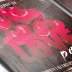 Red Love Party - Premium PSD Flyer Template - Image 3