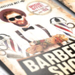Barbers Shop - Premium Flyer Template + Facebook Cover - Image 3