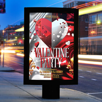 Xmas Party - Premium Flyer Template + Facebook Cover