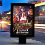 Halloween Massacre - Premium Flyer Template + Facebook Cover - Image 2
