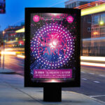 Winter Extreme Sport - Premium Flyer Template + Facebook Cover