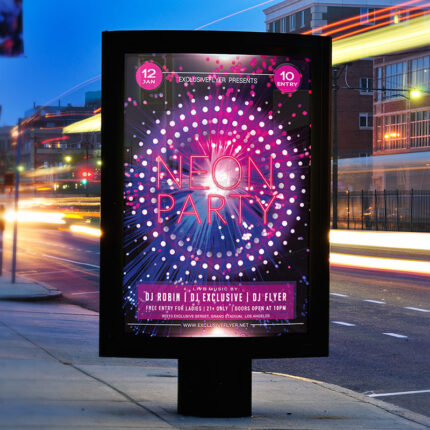 Winter Extreme Sport - Premium Flyer Template + Facebook Cover