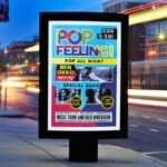 Pop Feeling Music Party - Premium Flyer Template + Facebook Cover - Image 2