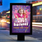 Kids Birthday Party Invitation - Premium Flyer Template + Facebook Cover - Image 2