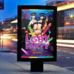 LGBT Party - Premium Flyer Template + Facebook Cover - Image 2