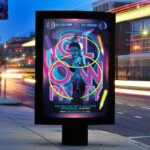 Glow Party - Premium Flyer Template + Facebook Cover - Image 2