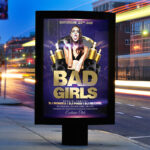 Bad Girls - Premium Flyer Template + Facebook Cover - Image 2
