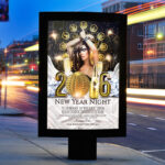 2016 New Year Night - Premium Flyer Template + Facebook Cover - Image 2
