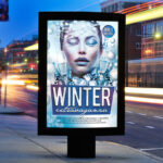 Winter Party - Premium Flyer Template + Facebook Cover - Image 2