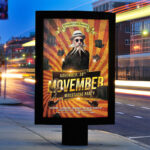 Movember Night - Premium Flyer Template + Facebook Cover - Image 2