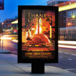 Thanksgiving Day Party - Premium Flyer Template + Facebook Cover - Image 2
