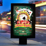 Poker Night - Premium Flyer Template + Facebook Cover - Image 2