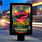 Halloween Scarry Party - Premium Flyer Template + Facebook Cover - Image 2