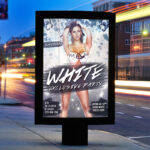 White Exclusive Party - Premium Flyer Template + Facebook Cover - Image 2