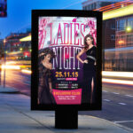 Ladies Night - Premium Flyer Template + Facebook Cover - Image 2