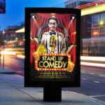 Comedy Party - Premium Flyer Template + Facebook Cover - Image 2
