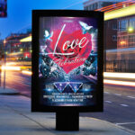 Love Celebration - Free Club and Party Flyer PSD Template - Image 2