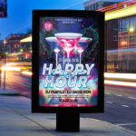Happy Hour - Free Club and Party Flyer PSD Template - Image 2