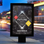 Electro Future - Premium Flyer Template + Facebook Cover - Image 2