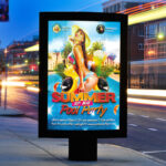 Summer Pool Party - Premium Flyer Template + Facebook Cover - Image 2