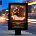 Private Party - Premium Flyer Template + Facebook Cover - Image 2