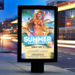 Summer Beach Party - Premium Flyer Template + Facebook Cover - Image 2