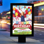 Kids Happy Birthday - Premium Flyer Template + Facebook Cover - Image 2