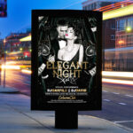 Elegant Night Party - Premium Flyer Template + Facebook Cover - Image 2