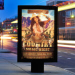 Country Music Night - Premium Flyer Template + Facebook Cover - Image 2