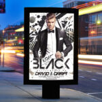 Black Night - Premium Flyer Template + Facebook Cover - Image 2