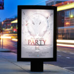 Black and White Party - Premium Flyer Template + Facebook Cover - Image 2