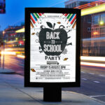 Back To School Party Vol.3 - Premium Flyer Template + Facebook Cover - Image 2