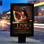 Exclusive DJ Live Show - Premium Flyer Template + Facebook Cover - Image 2